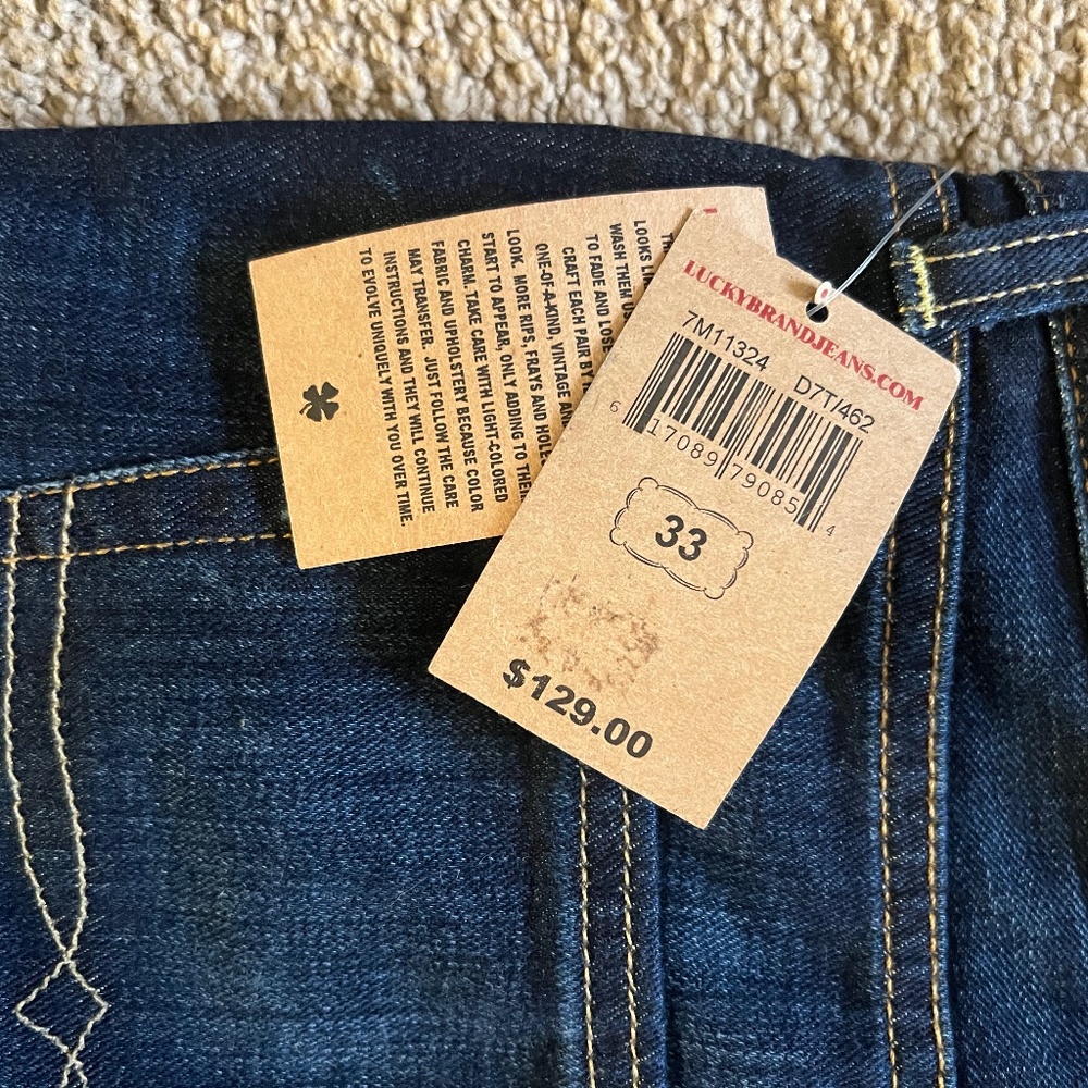 LUCKY BRAND 367 VINTAGE BOOT JEAN 33x32